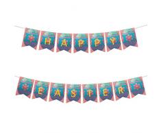 Festone pasquale per festa pasquale, 15 pezzi