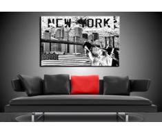 Quadro su Tela "New York" XXL - 100 x 70 cm quadro teren! Stampa già montata sul telaio! Pop Art immagini tele, stampe artistiche e quadro/foto per decorazione - decorazione
