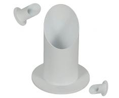 Xinchen Portacandele battesimale,Battesimo Candeliere,Comunione Candeliere,Candeliere Bianco per Battesimo,Battesimo Comunione Portacandele.Per Battesimo Portacero Conico Portalumino a Pilastro