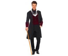 Costume Halloween Carnevale da Vampiro Dracula - horror uomo