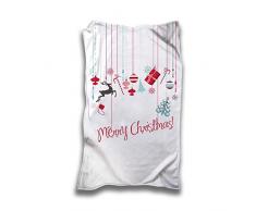 Babloo Plaid Natalizio Idea Regalo Natale Giochi Natalizi 100x150 cm