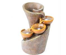 zjhzs Creativo Fontana di Acqua Decorazione Resina Artigianato Ornamenti Decorazione della casa Feng Shui Ornamenti Umidificatore d'Aria Europeo