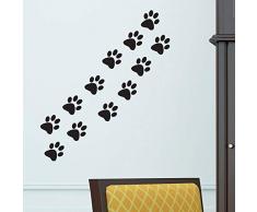 Zampe di Gatto Cane casa Vinile Wall Sticker Decor Decal Murale Kitchen Pet Auto Finestra Grafica Decorazione della Stanza da Parati Carta da Parati