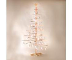 Xmas3 L Albero di Natale in Legno Naturale, 100x100x190 cm