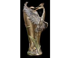 Unbekannt Stile Liberty Vaso con Airone - Veronese Art Nouveau