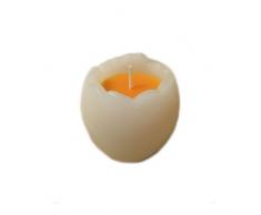 CANDELA FORMA UOVO 5 CM ca. CANDELE PASQUA DECORAZIONI 1 PZ