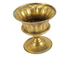 Yardwe Vaso Di Fiori Di Ferro Decorazione Antica Vasi Fiori AllAperto Fioriere Interno Vaso Di Fioriera In Metallo Vaso Di Fioriera Antica Urna Vasi Fiori Per La Casa Fioriere