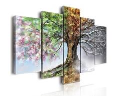 Lupia World Vogue Quadro su Tela Quattro Stagioni, Legno, 100.0x150.0x3.0 cm