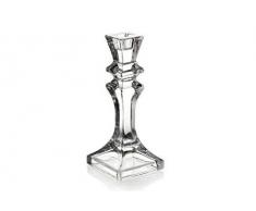 Gicos Porta Candela candelabro candeliere in Vetro 8 * 8 * 20 cm Trasparente 1 lume OST-748080