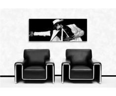 Michael Jackson - quadro su tela 120 x 50 cm K. poster. Immagine già montato su telaio - Pop Art pittura arte stampe, quadri, Immagini Per La Decorazione - Decorazione. Musica Stars arte stampe