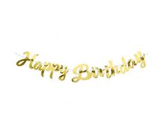 VINFUTUR Striscioni Compleanno Ghirlande Decorazioni Feste di Compleanno Birthday Banner Bandierine di Buon Compleanno Happy Birthday