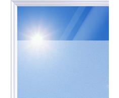 Navaris Pellicola Vetri Oscurante Trasparente Opaca - Film Opacizzante per Privacy Vetri Finestra e Doccia - Fogli Protezione Calore e Sole - 45x200cm