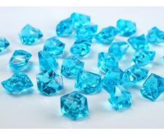 50 x acrilico di ghiaccio – Matrimonio Decorazione della tavola – Vaso Fillers Tuquoise