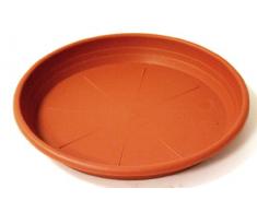 Blim Veca - Sottovaso cilindrico, 19 cm, per Vaso da 20 cm, Colore: Terracotta