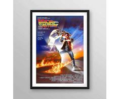 Poster incorniciato - Ritorno al Futuro locandina film 1985 - Artyexpress Made in Italy