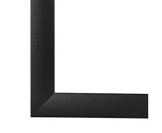 Cornice, Cornici dei quadri, portafoto OLIMP, 30x110 cm o 110x30 cm in NERO, vetro artificiale con l'antiriflesso cornice in MDF rivestiti di un foglio decorativo, 35 mm di larghezza