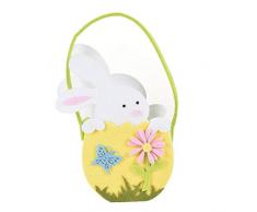 gaeruite Easter Bunny Bag Coniglio Candy Bag per Decorazioni di Pasqua