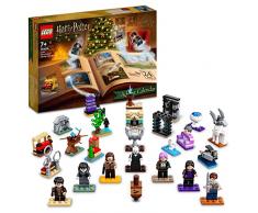 LEGO 76404 Harry Potter Calendario dellAvvento 2022 con Gioco da Tavolo, 7 Minifigure, Scene dai Film e Accessori Originali, Idea Regalo di Natale