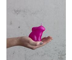 Statuetta a Forma di Coniglietto Pasqua Rosa 75 mm Candela Coniglietto Pasquale