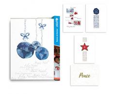 Unicef - Confezione da 10 biglietti natalizi, collezione Art 10