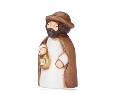 THUNÂ® - San Giuseppe - Versione Bianca - Statuine Presepe Classico - Ceramica - I Classici
