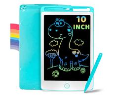Richgv 10 Pollici Tavoletta Grafica, Lavagna Magnetica per Bambini, Portatile Lavagnetta LCD, Lavagnetta Cancellabile Elettronica, Giochi di Viaggio, Regali Natale per Bambini 3 4 5 6 7 anni
