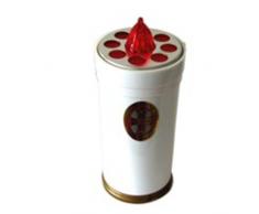 Cero votivo Machx Lumi a batteria 60 gg big bianco