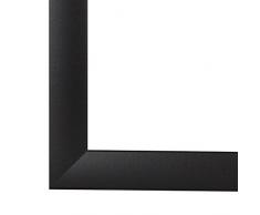Cornice, Cornici dei quadri, portafoto OLIMP, 70x100 cm o 100x70 cm in NERO, vetro artificiale con l'antiriflesso cornice in MDF rivestiti di un foglio decorativo, 35 mm di larghezza