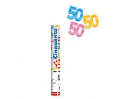 SPARA CORIANDOLI 50 ANNI METAL COLORI ASSORTITI