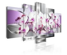 murando Quadro 200x100 cm 5 Pezzi Stampa su Tela in TNT XXL Immagini Moderni Murale Fotografia Grafica Decorazione da Parete Fiori Quadro 020110-118