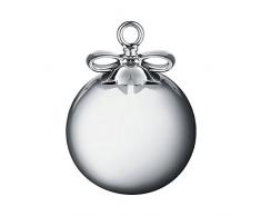 Alessi MW42 4 Dressed for X-mas Decorazione per Albero di Natale in Porcellana e Vetro Soffiato, Finitura lucida