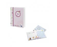 Chicco Album dei Ricordi Azzurro, Libro Nascita per Neonati e Bambini, Diario con Spazi per Note e Fotografie, con Adesivi e Metro Muro per Seguire la Crescita del Bambino - Regalo Neonato 0+ Mesi