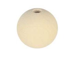 Perle in legno, diametro 40 mm, sfera forata, diametro 8 mm, 10 pezzi – Semi Creativa