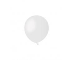 100 PALLONCINI BIANCHI IN LATTICE PER FESTE