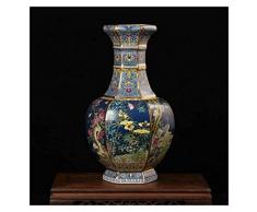 WQQLQX Vasi Vasi Vaso Antico Smalto Cinese Smalto Pastello Diverse Caratteristiche di Grande Ceramica Pavimento in Ceramica in Porcellana in Porcellana in Porcellana 55x24cm Decorazioni per Interni