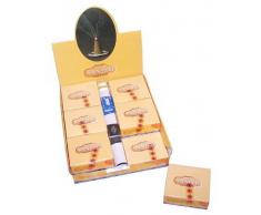 Satya Nag Champa - Incenso in coni, aroma al sandalo, 12 pezzi