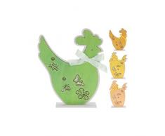 Decorazioni Pasquali, Gallina su base, misure assortite