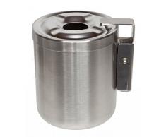 Posacenere a muro Rottner in acciaio inox, T05980