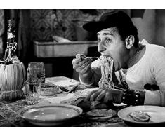 Mangiaspaghetti cod 02 Alberto Sordi Poster 35x50 Stampe Papi Arte Vendita Online Quadri Cinema Film Italiano