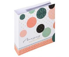 Walther Design Amazing Memories Album Foto, Salmone, 200 Fotos 10x15 cm
