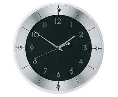 AMS 5849 - Orologio da parete radiocontrollato in metallo, stile moderno