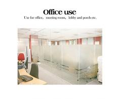 rabbitgoo Pellicola Vetri Finestre Privacy 44.5x200cm, Pellicola Smerigliata per Finestre Vetri, Autoadesive, Anti-UV, Controllo di Calore, Privacy per Ufficio Bagno Camera da Letto Sala di Riunione