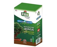 Concime Bonsai Liquido Goccia a Goccia A Lento Rilascio per Piante 6 fiale da 32 ml per Confezione| Pronto allUso, già Diluito| Rafforza Le Difese Naturali del Bonsai| Confezione da 1x o da 2X. (1)