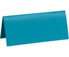 Artificiali - Segna posto x10 turchese in cartone 3 x 7 cm - Scegli il tuo colore: Turchese