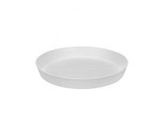 Elho Loft Urban Saucer Round Sottovaso, Bianco, 25 CM
