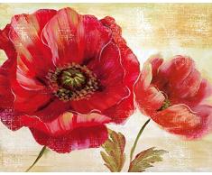 Feeling at home QUADRO-SU-TELA-Passion-For-Poppies-I-Nan-Floreale-77_X_96cm