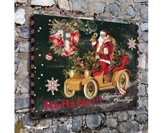 Citazione Tela Wall Art Tela di Natale Babbo Natale Art Abstract Paintings Modern Stampa su Tela Immagini dei Poster Immagini per pareti Moderne per la Decorazione Domestica Citazioni di Sta