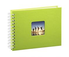 Hama 2114 Album Foto Spiralato Fine Art, 24 x 17 cm, 50 Pagine, 50 Foto, Verde