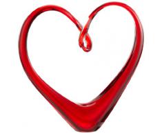 Leonardo 090871 Scultura Cuore, Colore: Rosso