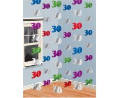 Amscan Decorazioni internazionali 30 ° Compleanno Decorazioni dattaccatura String